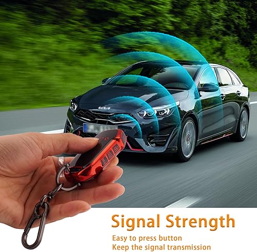 Miniatura 10 de Funda para llavero Subaru con llavero compatible con CrosstrekForesterOutback 2024 para Subaru Impreza WRX STI BRZ Crosstrek Ascent Legacy 4 botones