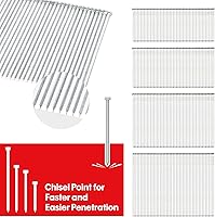 Vista 2 de SHALL 16 Gauge Finish Nails, 2000-Count (1-1/4, 1-1/2, 2, 2-1/2 Inch) 16GA Galvanized Finishing Nails Assorted, Nail Gun Nails & Small Finishing