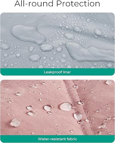 Miniatura 7 de BAGSMART Bolsa de almuerzo grande para mujer, bolsa de almuerzo aislada con múltiples bolsillos acolchada para el trabajo, al aire libre