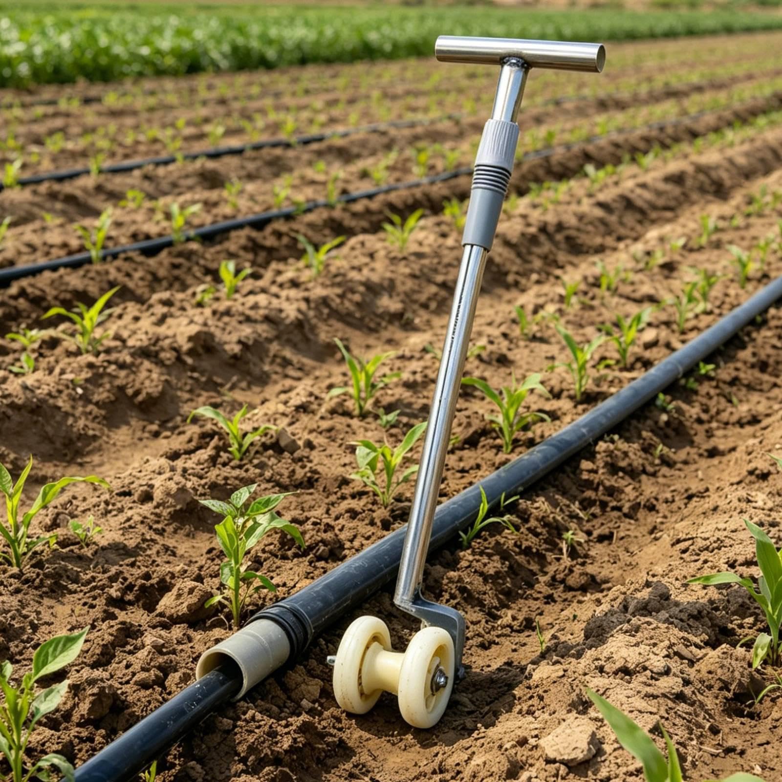 Attrezzatura per Sollevare Il Nastro di Irrigazione per Agricoltori, Semplice Strumento in Metallo per L'irrigazione.