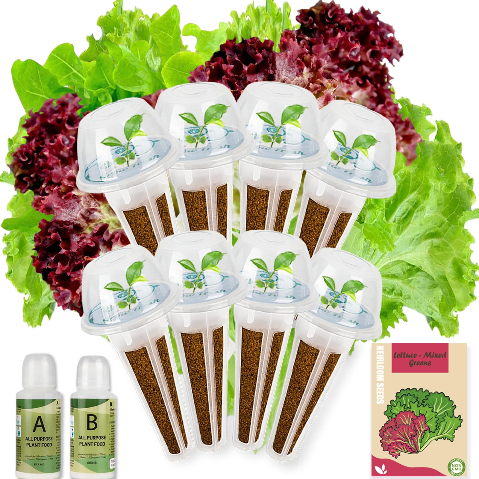 Amazon.com: Herblink Salad Greens Mix Seed Pod Kit for Aerogarden