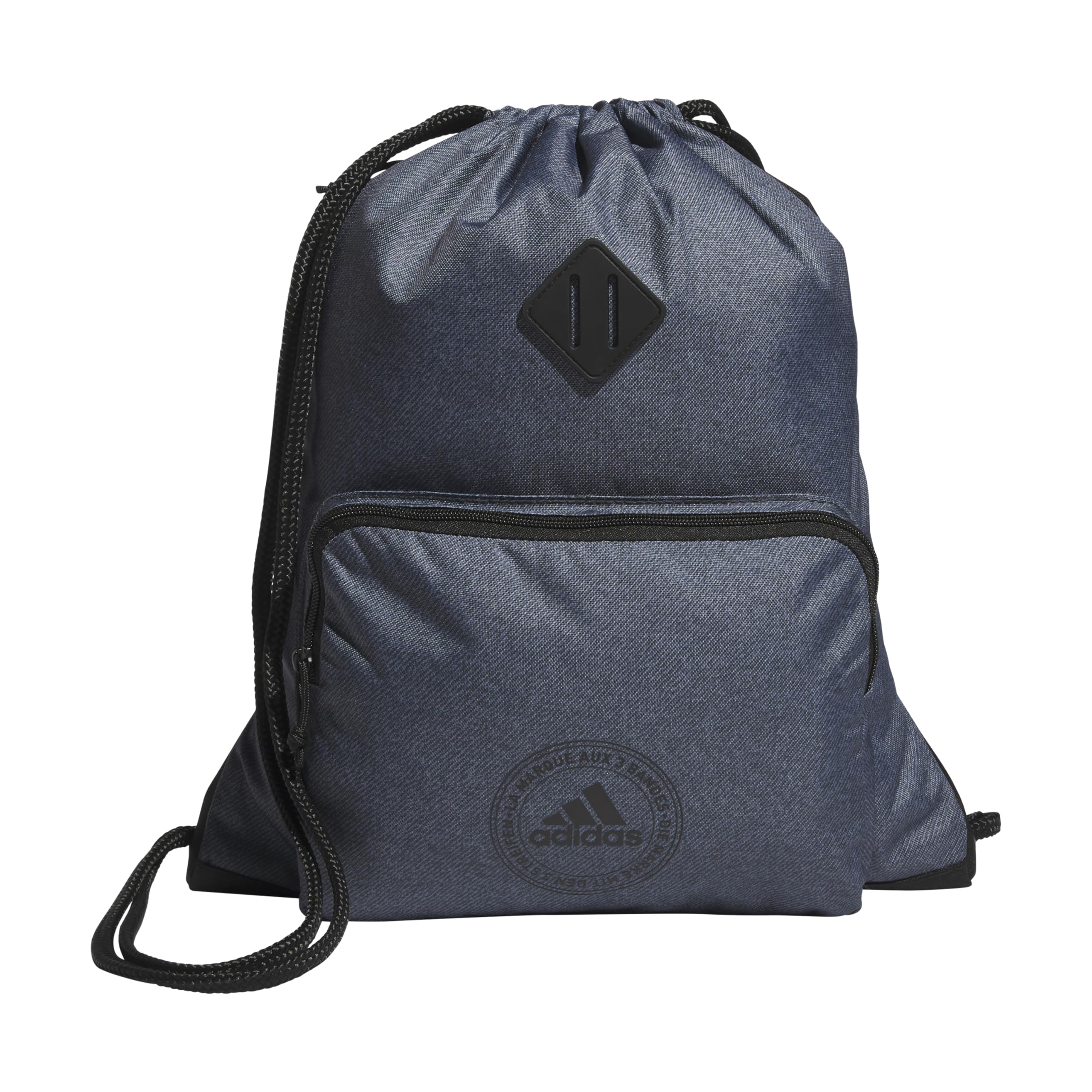 adidas Borsa a sacco, Twill Onix Grigio/Nero, One Size, Classic 3s 2.0 Sackpack