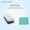 Healthcare World 9x4 cm TENS-Pads 39 mm Push-Button-Elektroden (20er-Pack) – Stud Wiederverwendbar Selbstklebend Compex-Elektroden für Schmerzlinderung Muskelregeneration kompatibel mit Cefar