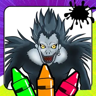 Death Note coloring book game