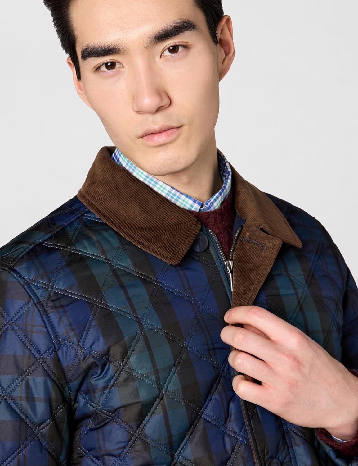 Brooks Brothers mens Quilted Pattern Walking Coat - Image 3