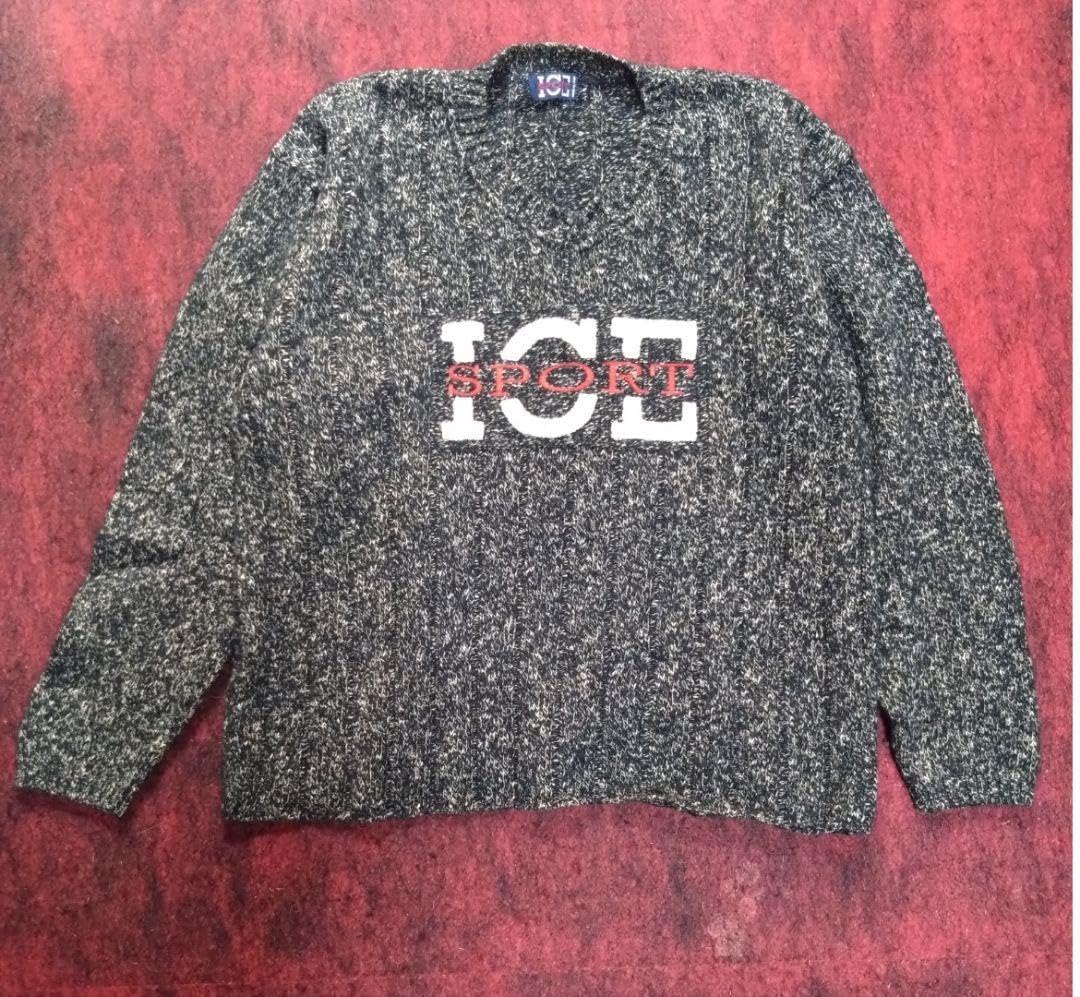 Amazon.co.jp: アイスバーグ ICE SPORT ICEBERG プルオーバー Vネック 