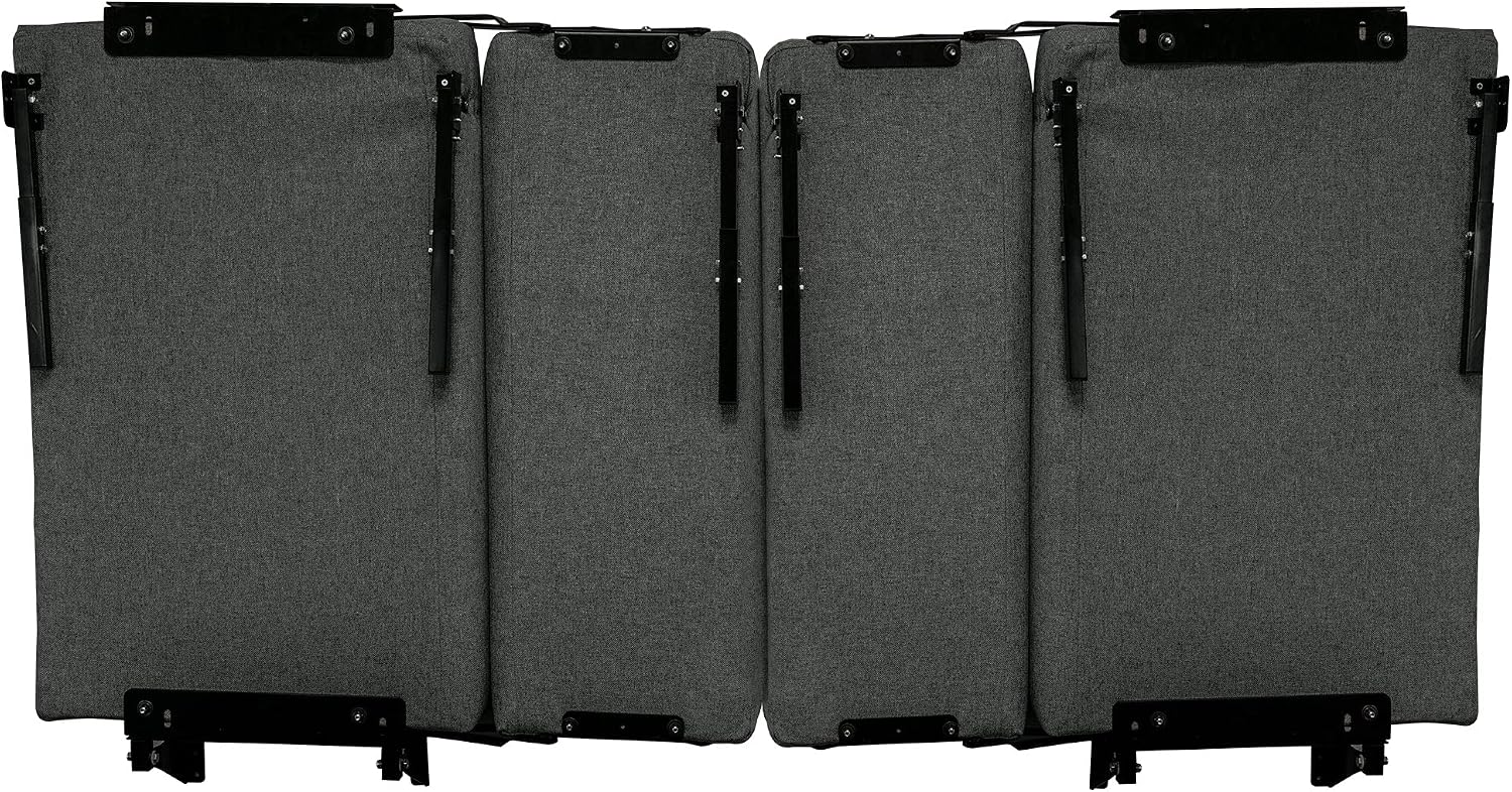 RecPro RV 38" Wall Mount Rollover Dinette Booth with Adjustable Legs (Fossil)
