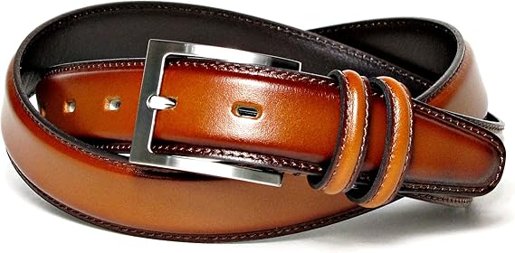 Amazon Coxswain メンズ ベルト 本革 芸術的な極上 キャメル ブラウン 30mm幅 長さカット調整 日本製 ベルト 通販