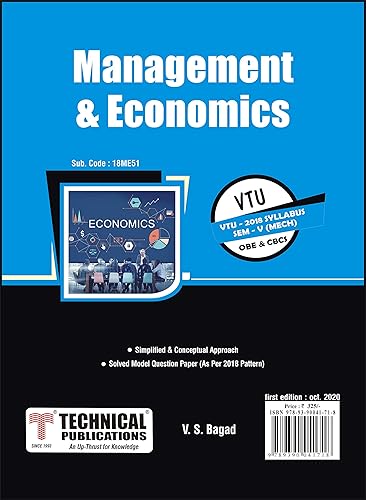 Management &amp; Economics for BE VTU Course 18 OBE &amp; CBCS (V- Mech. -18ME51)