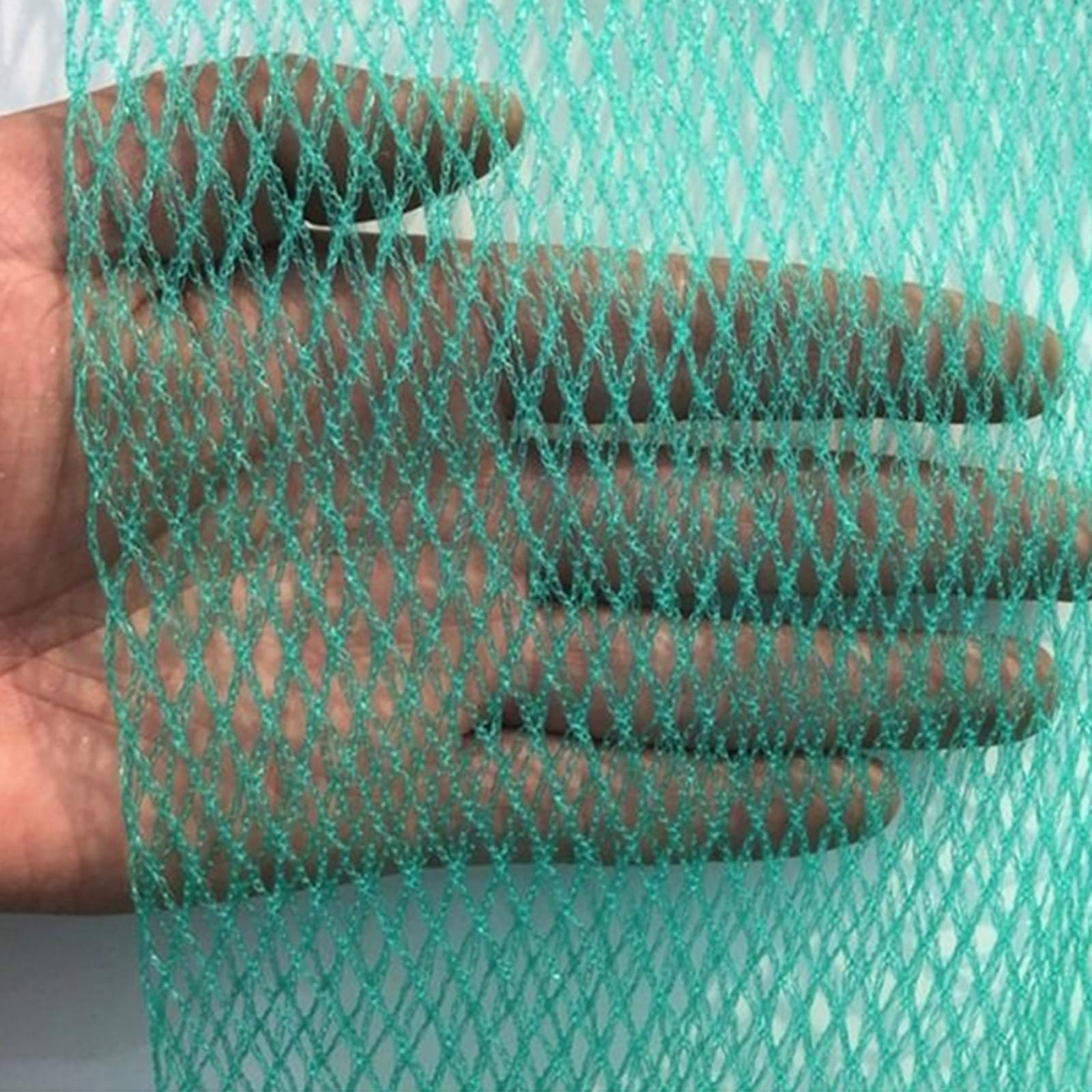 Koncey Anti-Hail Netting for Garden - Reusable Hail Protection Mesh Cover for Fruit Trees, Orchards, Vegetable Plants - Durable Heavy Duty Hailproof Garden Net(8 x 8 M)