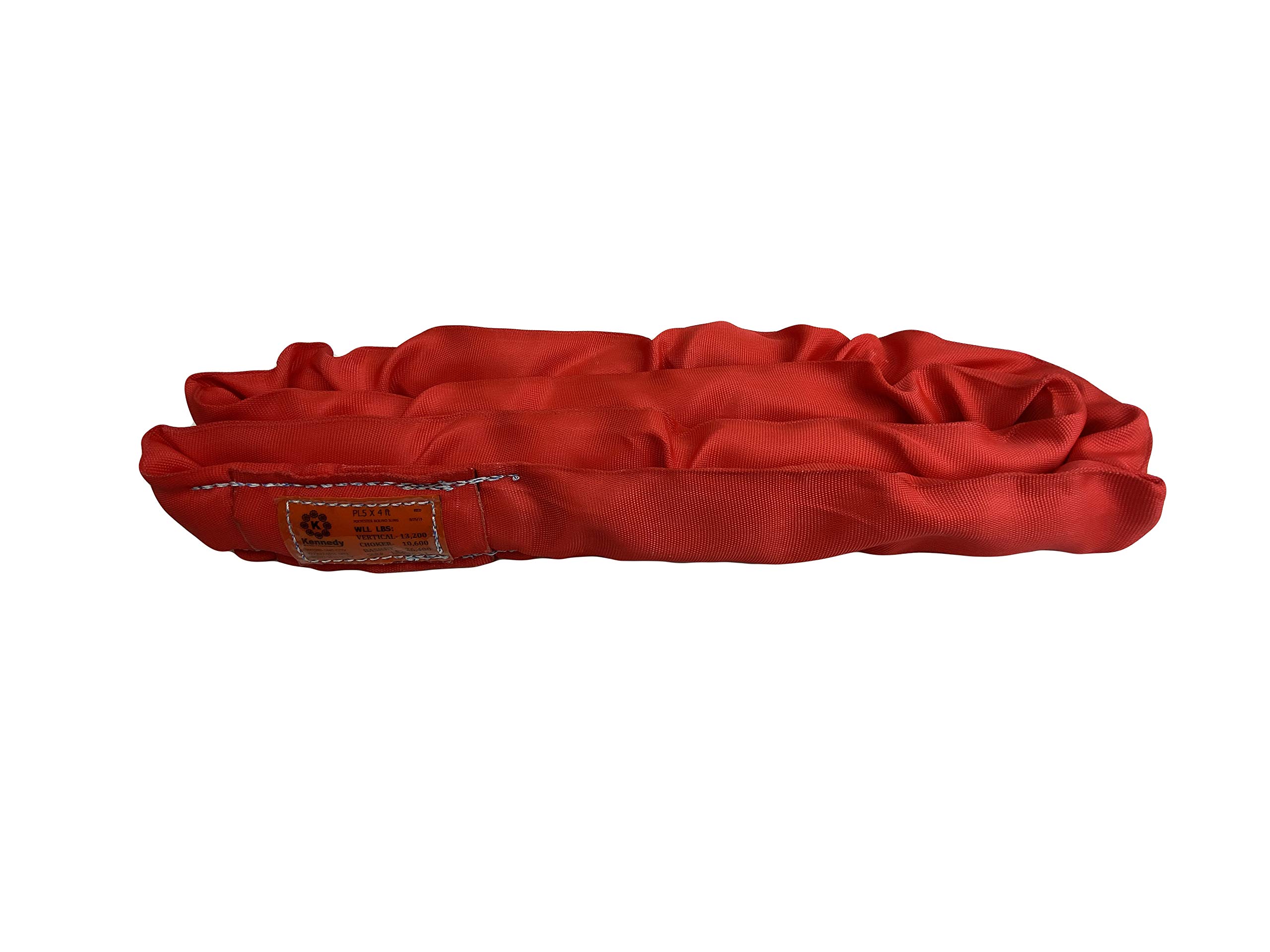 Power Lift PL5x6' Red Polyester Round Sling (13,200 lb. Vertical Capacity)| Various Sizes in Listing | Kennedy Wire Rope & Sling Co. | Proudly
