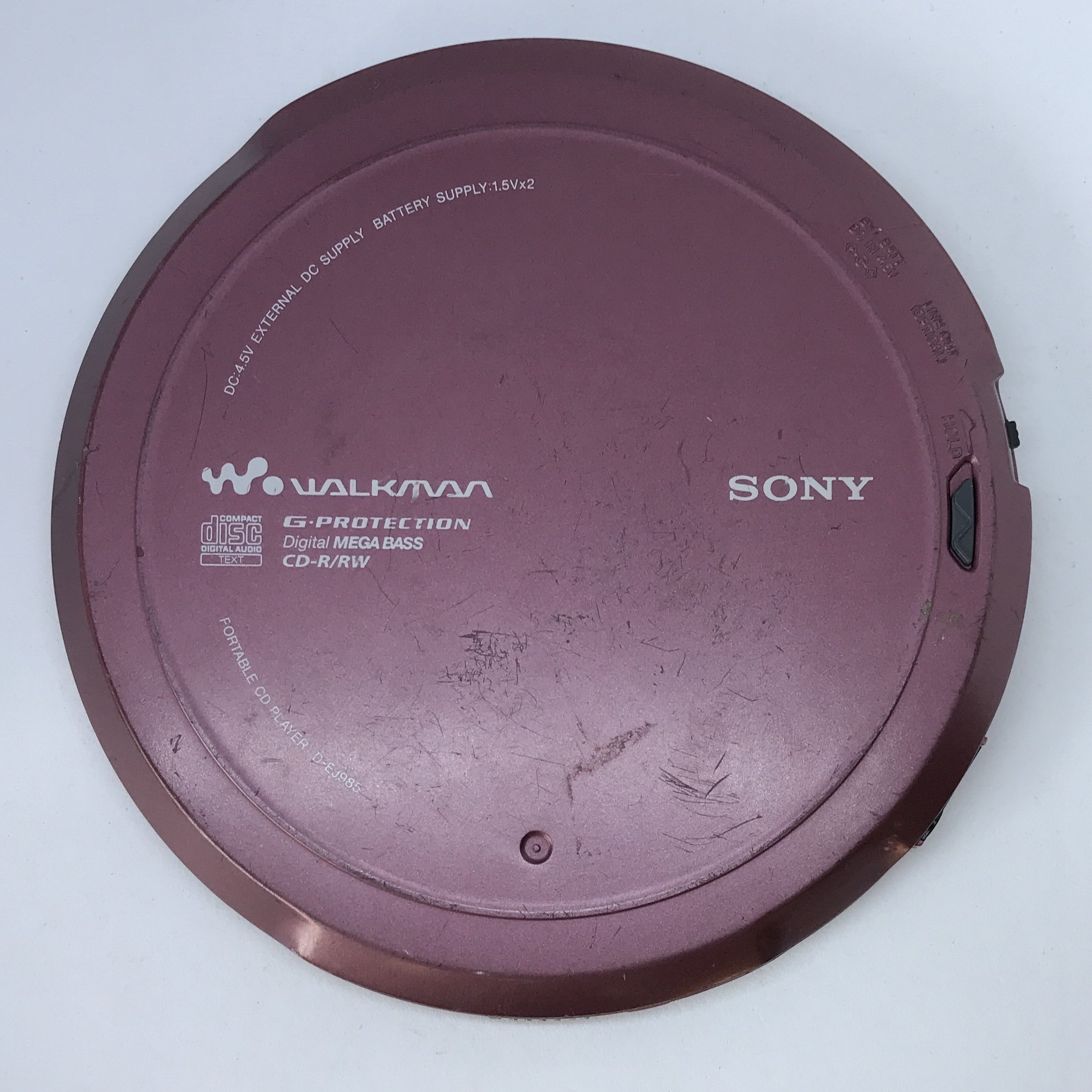 Sony D-EJ985 Ultra Slim CD Walkman Portátil, Compatible con CD-R