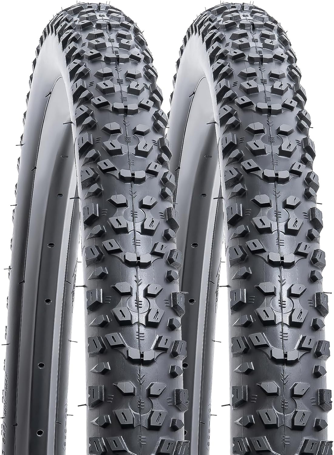 YUNSCM 2-PCS 26" Mountain Bike Tires 26x2.30 57-559 Tires Compatible with Off Road Bike 26 x 2.3 26x2.35 Bicycle Tires (Y-833)