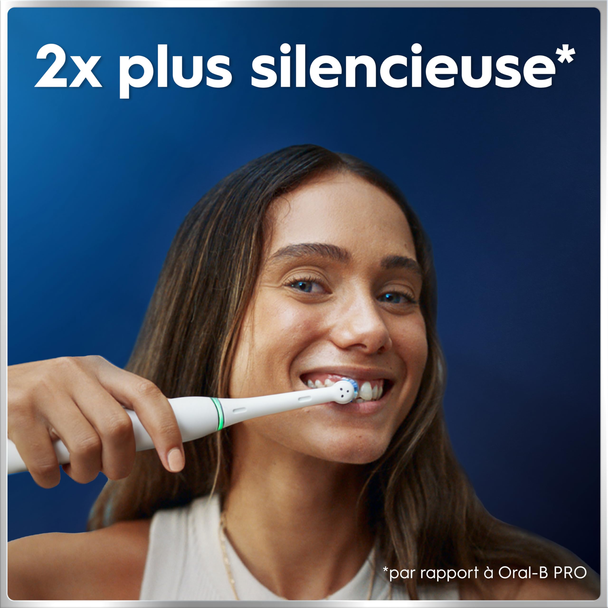 Oral-B Brosses à Dents Electriques iO 6 Duo, 3 Brossettes, Grise et Rose – 5 Modes de Brossage dont Blancheur et Soin des Gencives, Capteur de Pression, Batterie Rechargeable, Etui