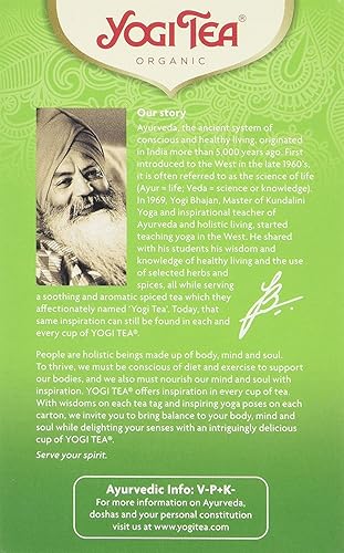 Miniatura 2 de YOGI TEA Té de jazmín verde orgánico, 17 CT