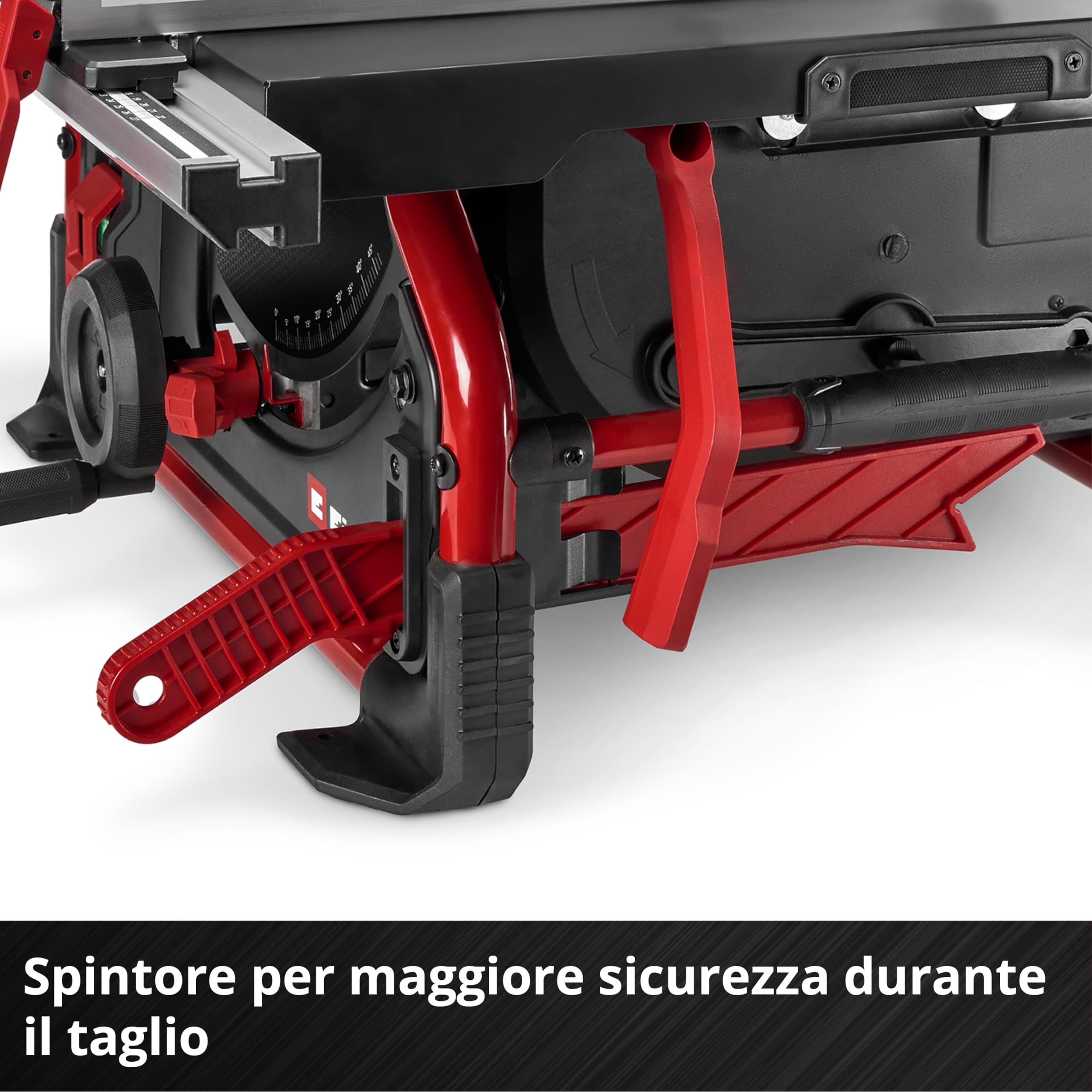 Sega circolare da banco Einhell TE-TS 10 T (2000 W, altezza di taglio 89 mm, lama Ø 254 mm, allargatore da tavolo, guida angolare, guida parallela, asta di spinta, attacco di aspirazione)