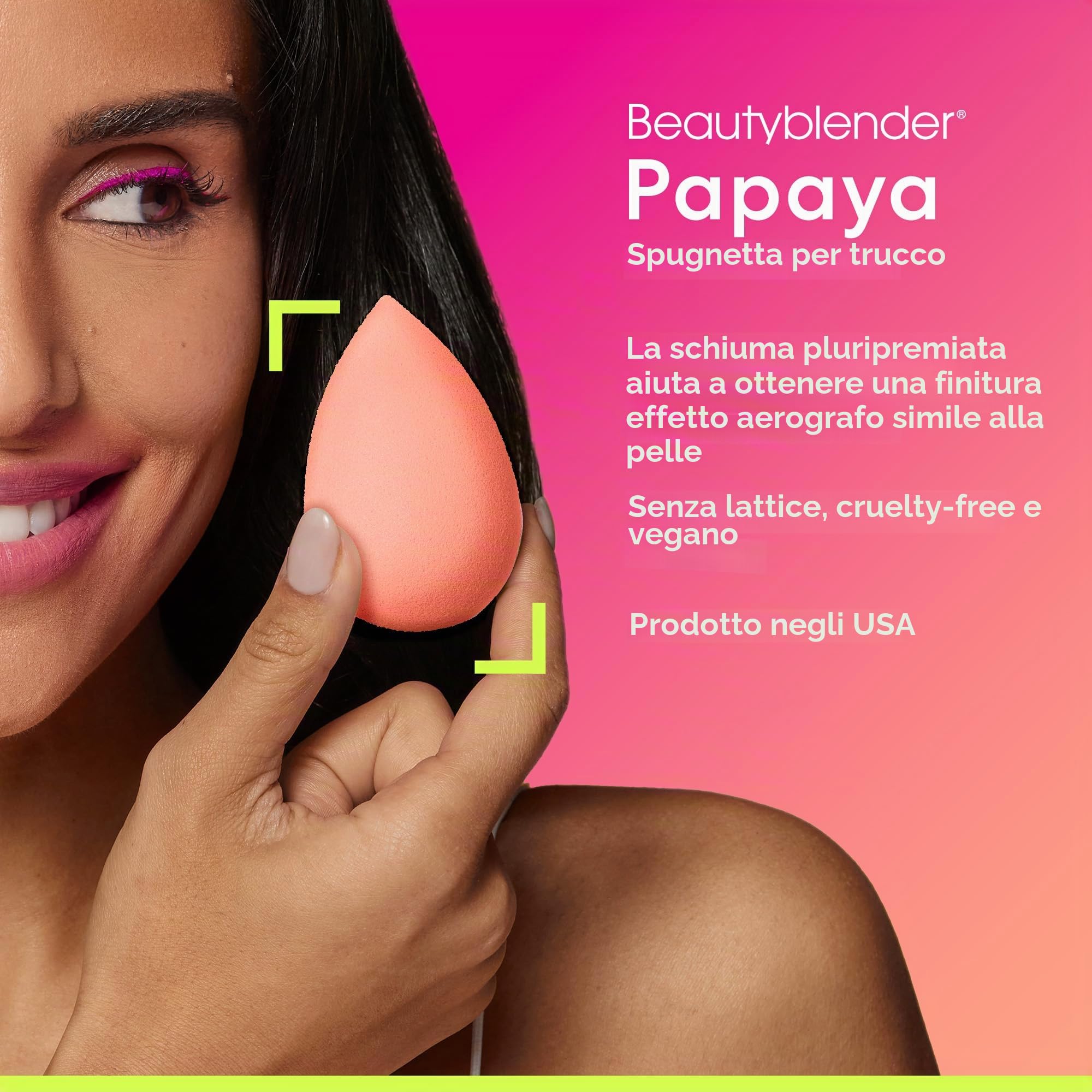 BEAUTYBLENDER Spugna per trucco PAPAYA