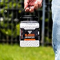 Vista 6 de Black Ops Airsoft BBS – 5,000 unidades, munición de precisión de 0.01 oz de 0.20 onzas para rifles AEG y de francotirador