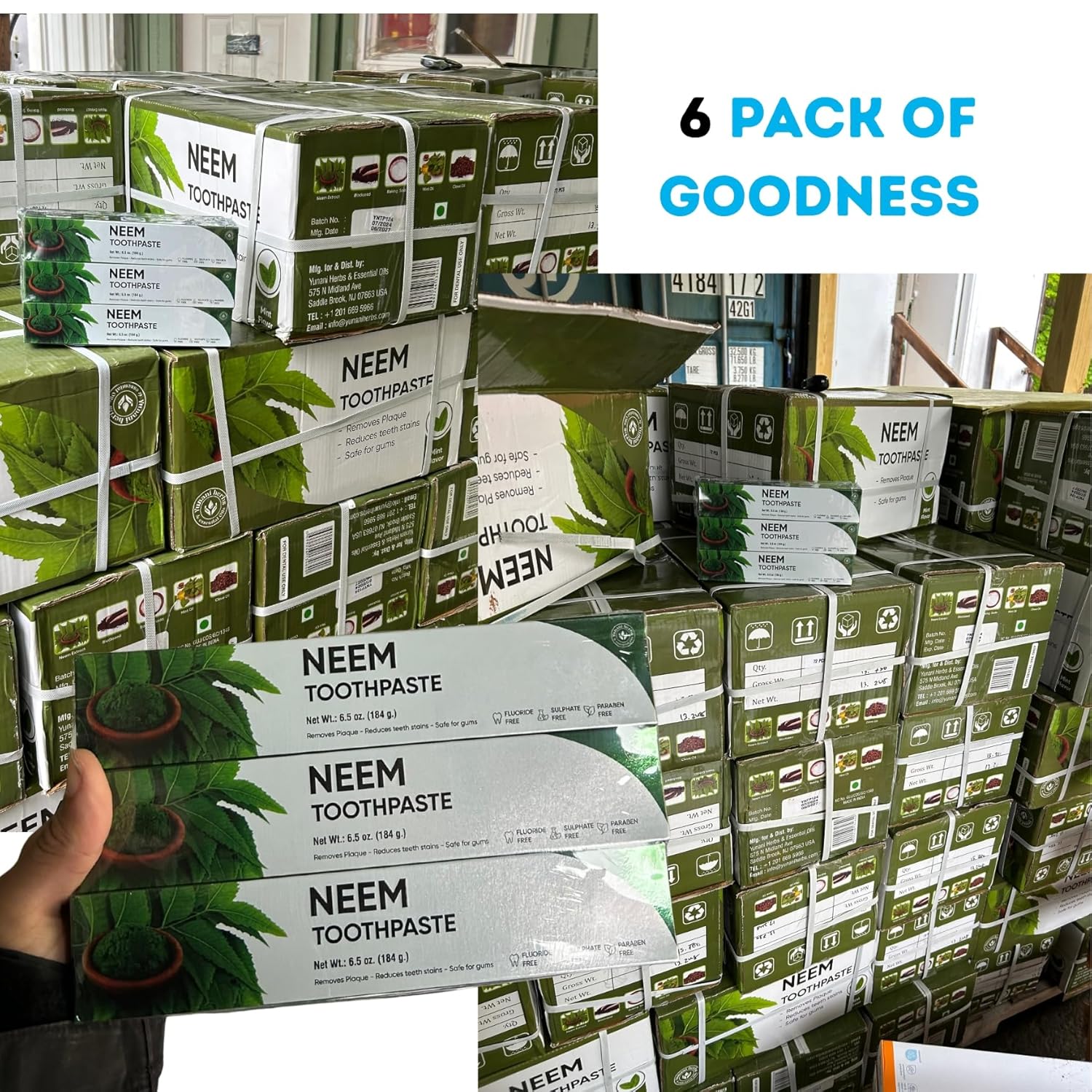 Pure Black Soap 1lb Bundle Deal with Neem toothpaste 6-pack - Image 7