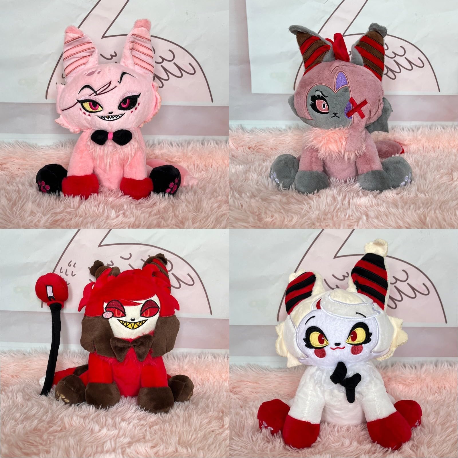 Amazon.co.jp: [YAORUI] ハズビンホテル ぬいぐるみ Hazbin Hotel 人形