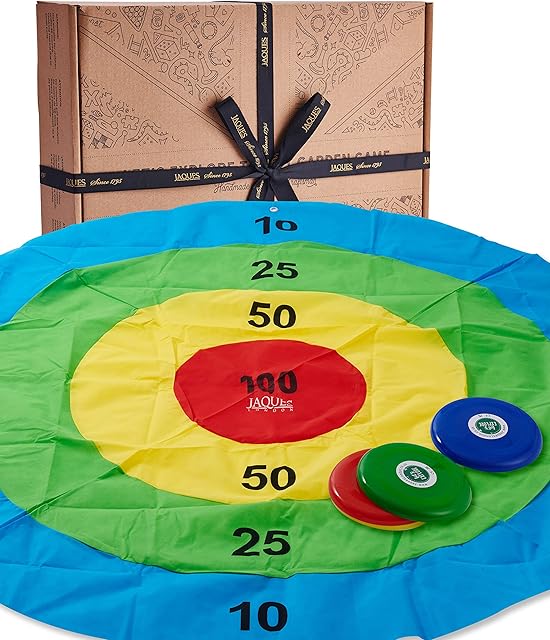 Jaques of London Target Garden Games for Kids | Disc Garden Games for Children | Family Outdoor Party Games | Outdoor Games for Kids & Adults | Since 1795
