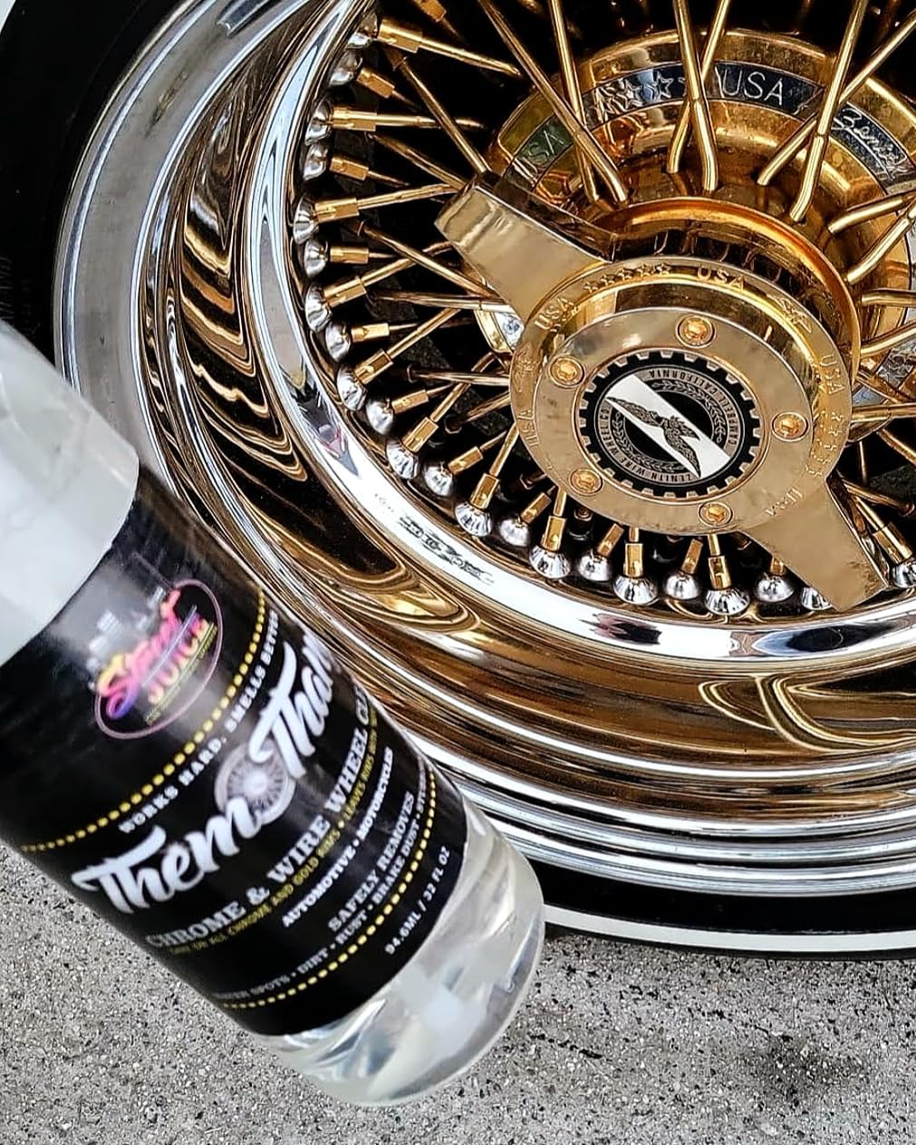 Them Thangz TT32 - Street Juice Products 32oz Chrome & Wire Wheel Cleaner