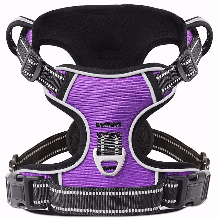 Buy Timos No Pull Dog Harness,Reflective Oxford Adjustable No Choke