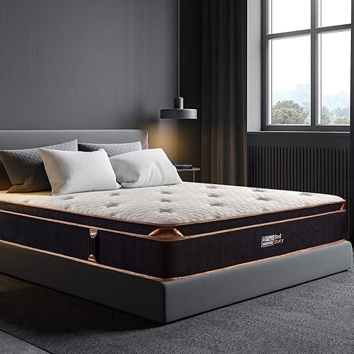 BedStory 12 Inch Queen Mattress, Hybrid Mattress Queen