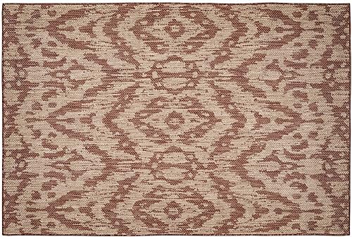 Miniatura 7 de Benissimo Alfombra de interior y exterior de 6 x 9 pulgadas, colección La Petite, alfombras con respaldo de yute para sala de estar, dormitorio,