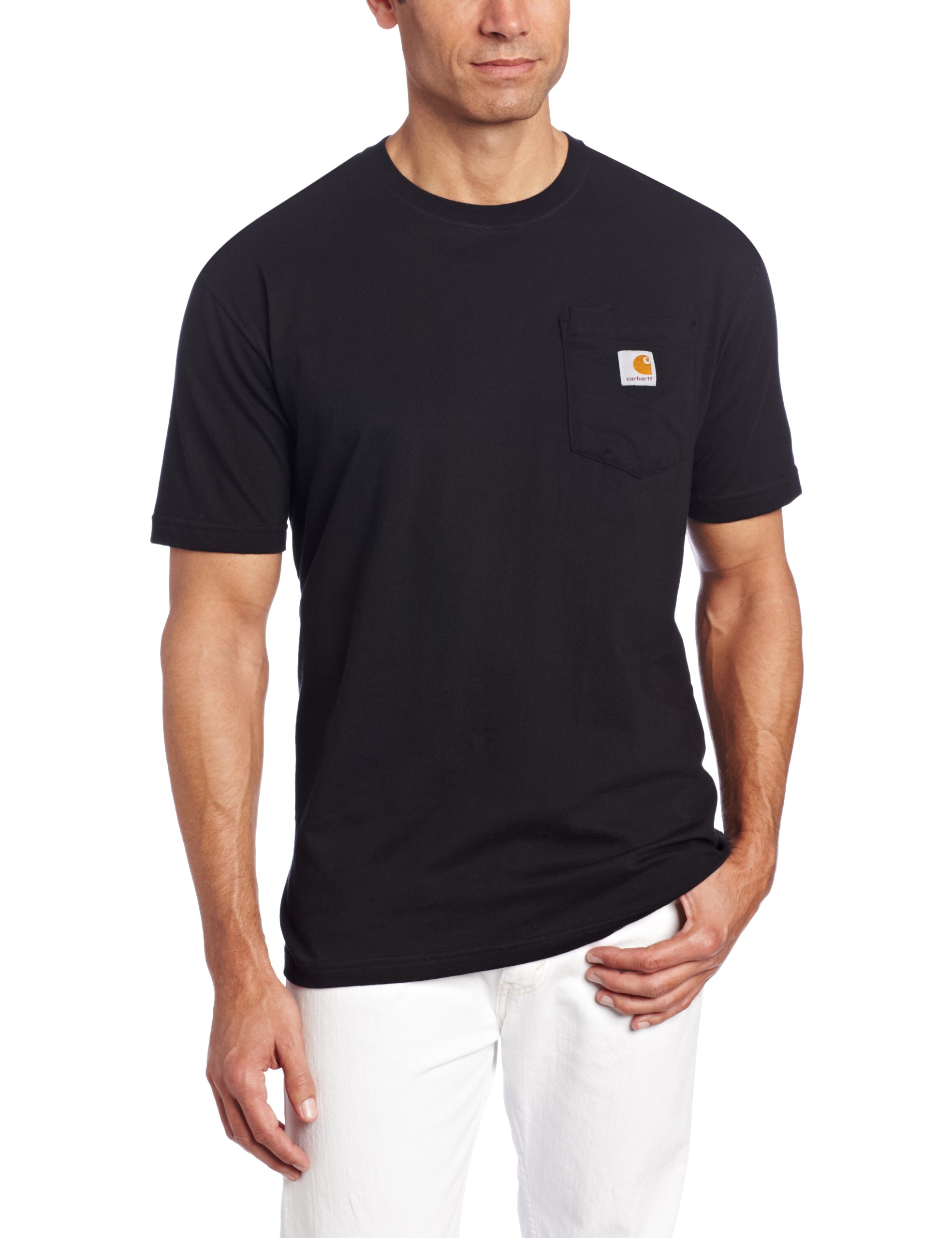 Carhartt Men's Contractors Work Pocket Short Sleeve Tee Shirt Relaxed Fit