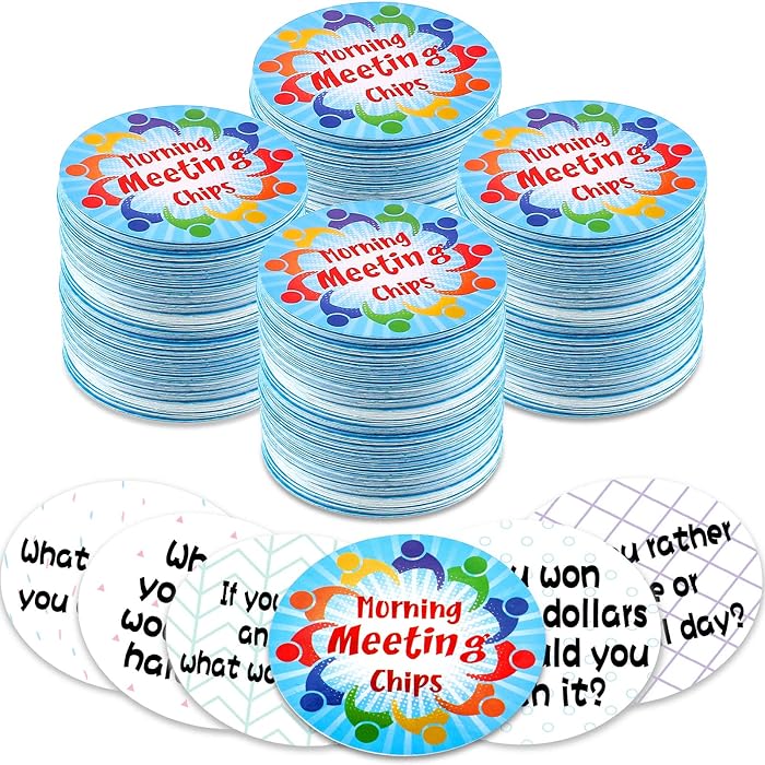 Buy 100 Pcs Morning Meeting Chips for Kids, 50 Styles Student Response