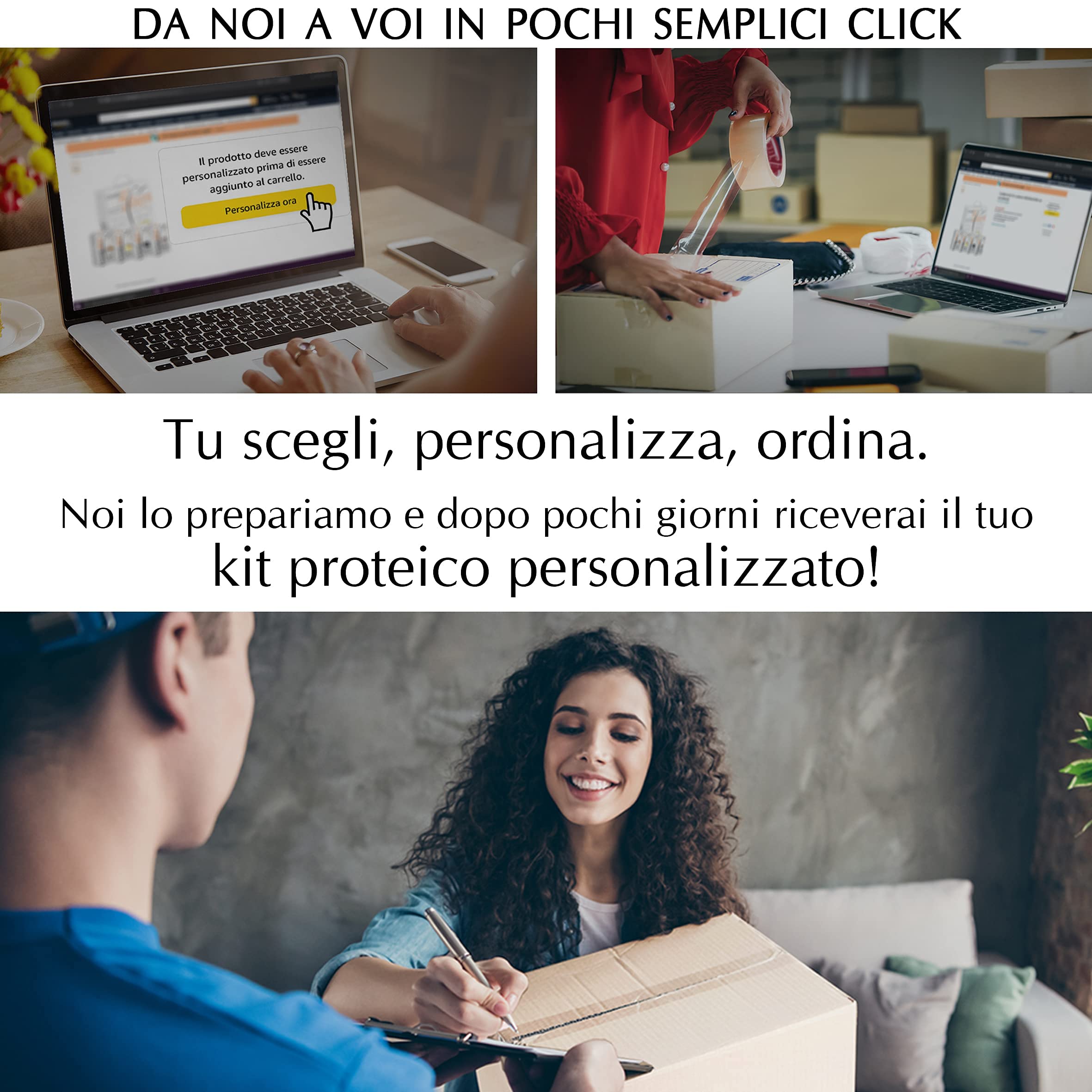 PERSONALIZZA il tuo KIT PROTEICO per 7 giorni Line@diet! PREPARATI PROTEICI e SNACK dolci o salati ad alto contenuto di proteine!