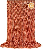 Vista 25 de YAXINRUI 30 piezas cuentas de Mardi Gras, collares de cuentas para fiesta de Mardi Gras, Navidad, San Patricio, regalos de fiesta, accesorios de 10