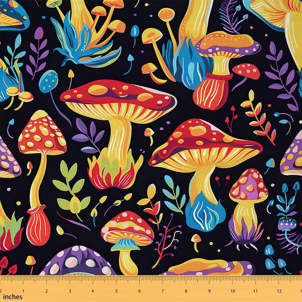 Feelyou Peacock Decorative Waterproof Outdoor Fabric 3 Yards Flowers Fabric by The Yard Girls Children Animal Theme Upholstery Fabric for Chairs Room Decor Botanical Branches Red Outdoor Fabric