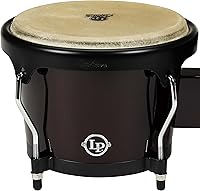 Vista 4 de Lp Lpa601 Aspire Bongos de roble con herrajes negros de madera oscura