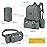 CVLIFE Tactical Backpack Military Army Rucksack 60L Large Assault Pack Detachable Molle Bag, Grey