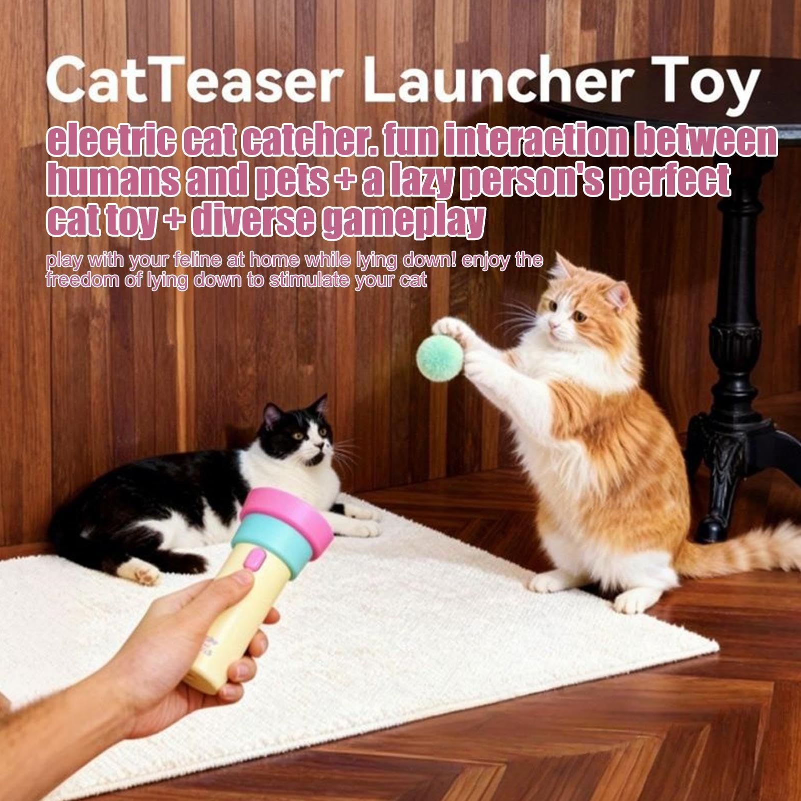 Juguete interactivo para gatos, juego de compromiso de pared, dispositivo de entrenamiento de enriquecimiento de gatitos, ejercicio en interiores, alivio del aburrimiento, entretenimiento