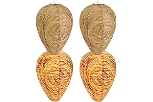 DECOYOL 4-Pack Paper Wasp Nest Decoy