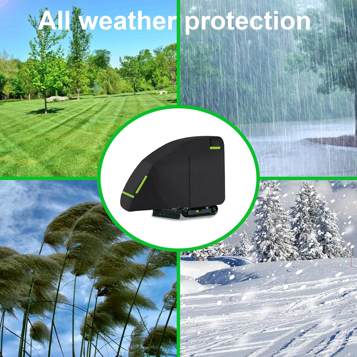 Mini Excavator Cover Heavy Duty 600D Waterproof Oxford with Zipper Door, Excavator Cover All Weather UV/Rain/Snow/Dust Protection, Universal Cover for Bobcat E20/John Deere 17G/Yanmar ViO17