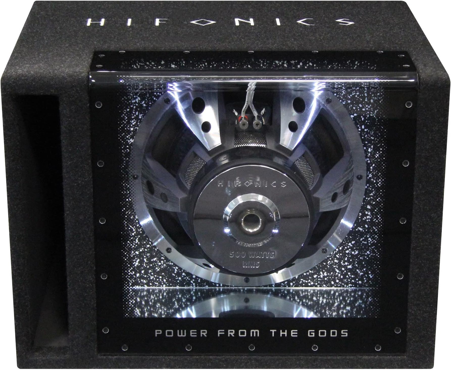 HIFONICS ZRX12BP 12" 500W Pre-Loaded Car Subwoofer, 4-Channel, Black, Modern Style, Limited Warranty
