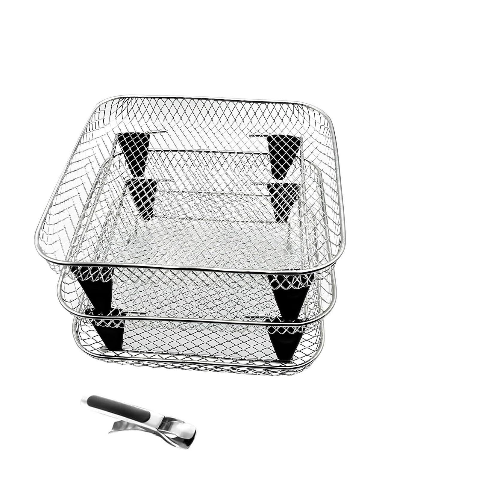 Rejilla para Freidora de Aire, Fácil de Limpiar, Apilable, para Secar Alimentos en La Cocina Y en Casa.