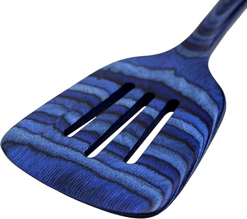 Miniatura 4 de Baltique Malta Collection - Espátula ranurada de madera de 12-12", segura para antiadherente