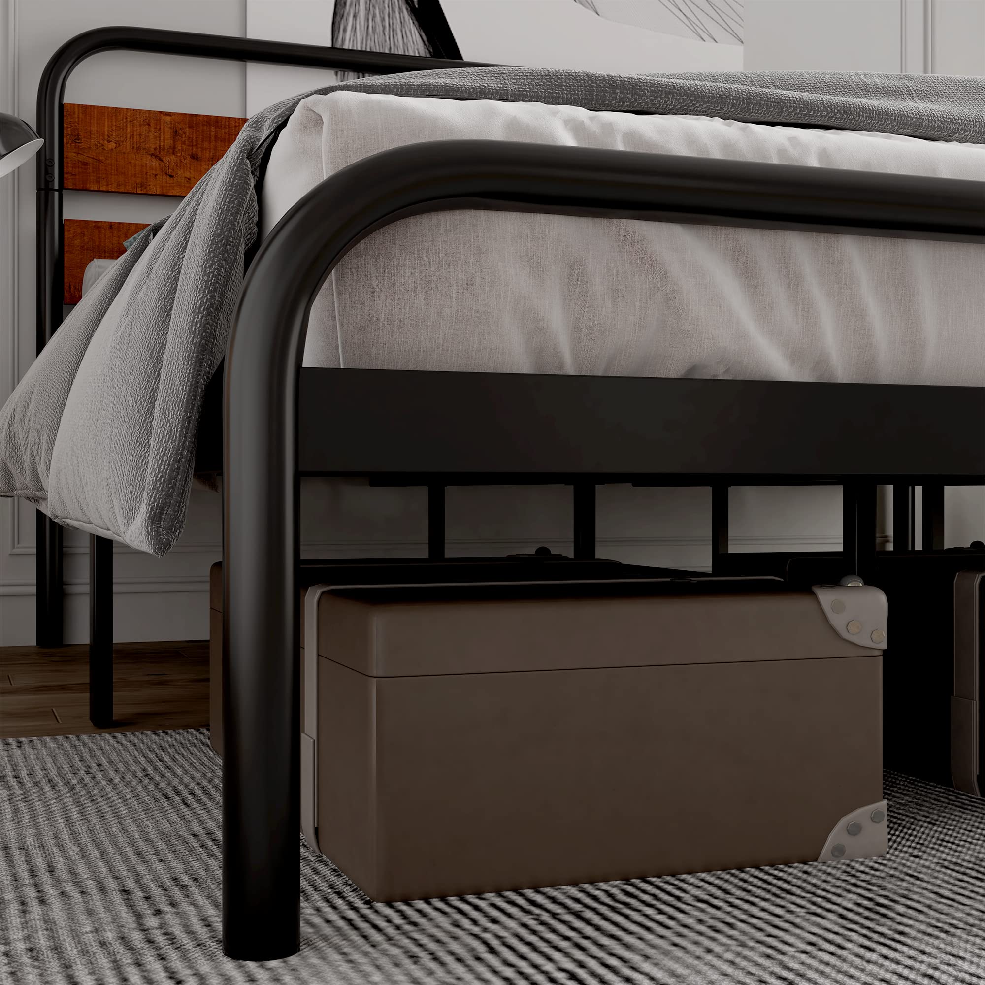 Struttura Letto King Size con Testiera e Pediera, Letto a ... - Alibaba