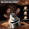 Externer verstellbarer manuelle kaffeemühle Mini Manuelle eitgemäßem Kegelmahlwerk aus Keramik Kaffeemühle 40-Stufige einstellung geeignet für Aeropress Pour over Moka