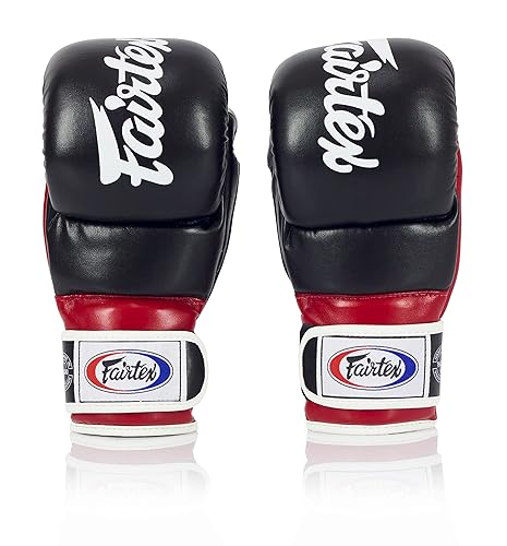 Fairtex FGV18 Muay Thai Boxing Gloves for Men, Women & Kids| MMA Gloves for Martial Arts|Made from Premium Quality Leather, Light Weight & Shock Absorbent Boxing Gloves