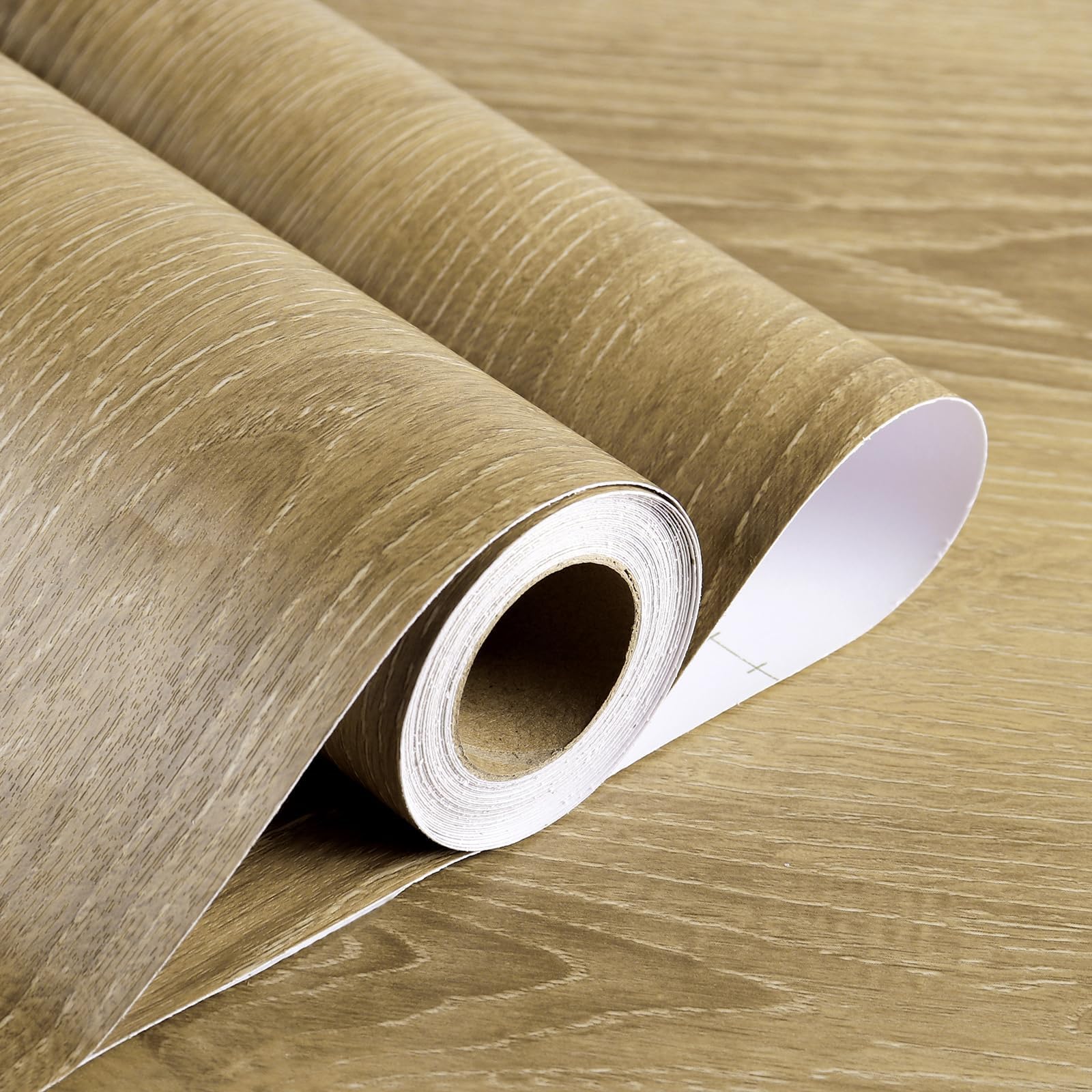 Stickyart Vinilo Adhesivo Muebles Efecto Madera Marrón 60cmX800cm Vinilo Adhesivo Muebles Vinilo Adhesivo Cocina Papel Pintado Pared Autoadhesivo Madera Impermeable Decoración de Paredes en Baño