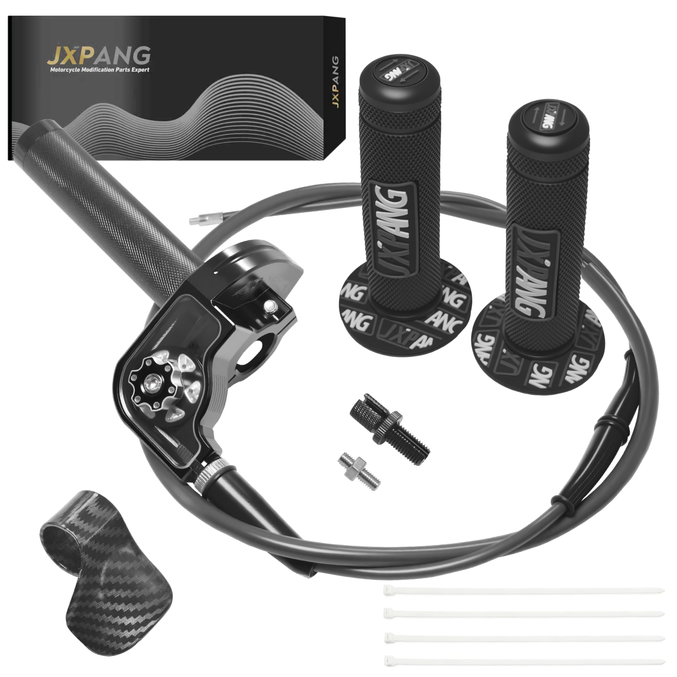 Lega di alluminio Quick Twist Throttle Assembly 7/8" 22 mm con cavo, kit di manopole universali per Dirt Pit Bike ATV Mini Bike CRF KLX SSR TTR 50cc-250cc