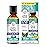GuruNanda Travel Size CocoMint Oil Pulling Mouthwash, 7 Essential Oils & Vitamins, Promotes Fresh Breath & Happy Gums, No Alcohol & Fluoride, 3 oz