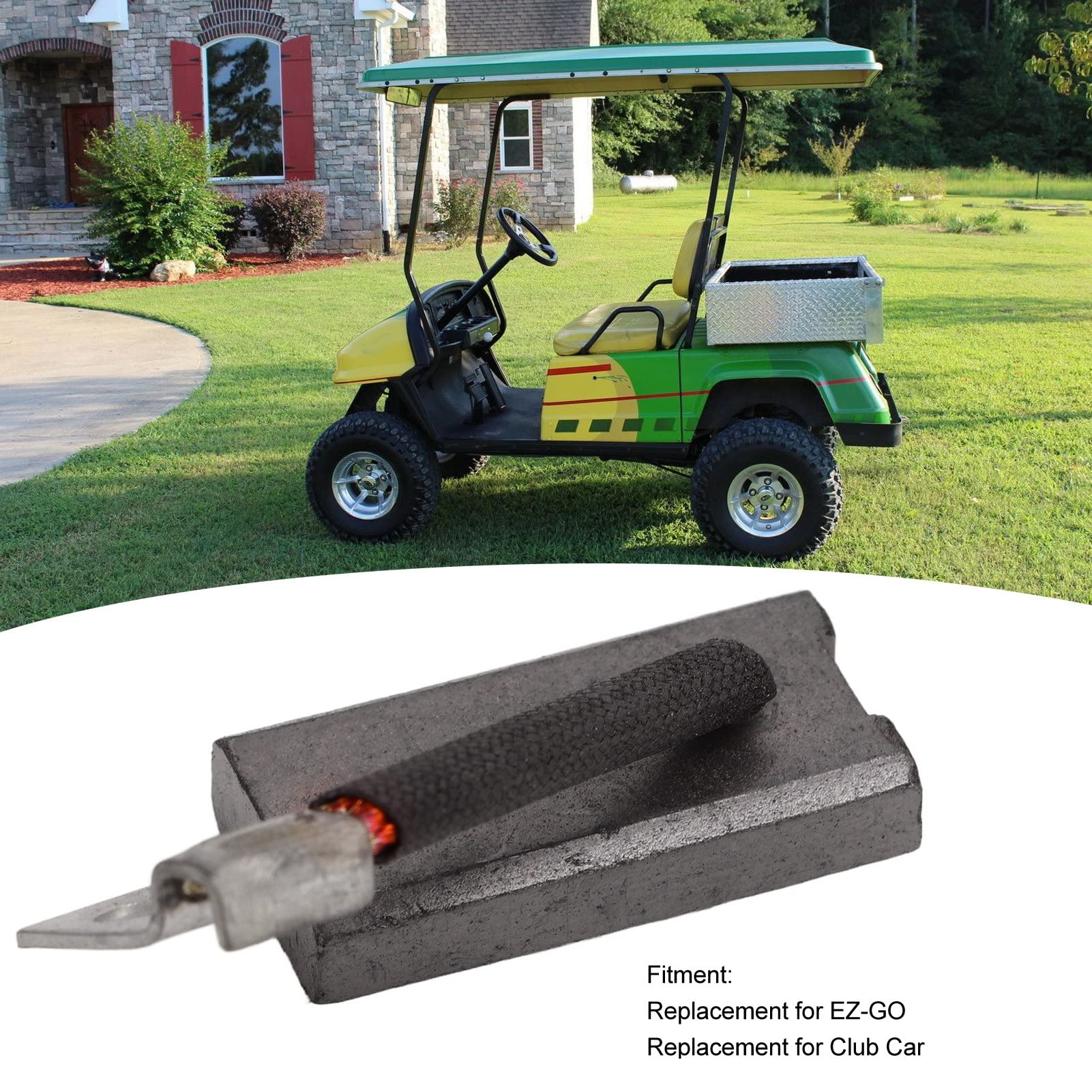 Zestaw Szczotek Startowych Metalowy 81-81200 ABS Zamiennik do Wózków Golfowych EZ GO