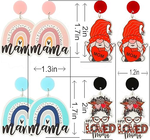 Miniatura 6 de Cooluckday Aretes del día de San Patricio para mujer, accesorios del día de San Patricio, pendientes irlandeses de trébol, aretes verdes para mujer,